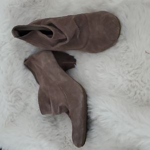 Tribeca by Kenneth Cole Suede Slouchy Heeled Booties